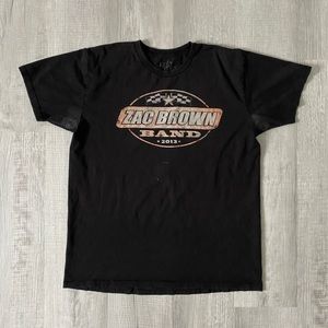 Vintage Zac Brown Band tshirt - size large - checkered